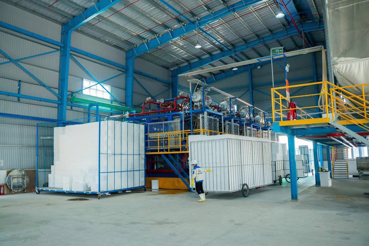 Nhà xưởng sản xuất xốp EPS